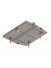 Захист двигуна, КПП до авто Range Rover Evoque 2011-2018 V-2,2D AКПП ( TM Kolchuga ) ALuOX