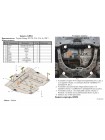 Захист двигуна, КПП до авто Toyota Camry XV70 2017- V-2,5i АКПП ( TM Kolchuga ) ALuOX