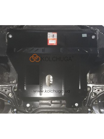 Защита двигателя, КПП для авто Ravon Nexia R3 2015- V-1,5i (107л.с.) ( TM Kolchuga ) WhiteCover