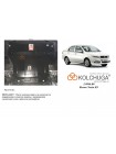 Защита двигателя, КПП для авто Ravon Nexia R3 2015- V-1,5i (107л.с.) ( TM Kolchuga ) WhiteCover