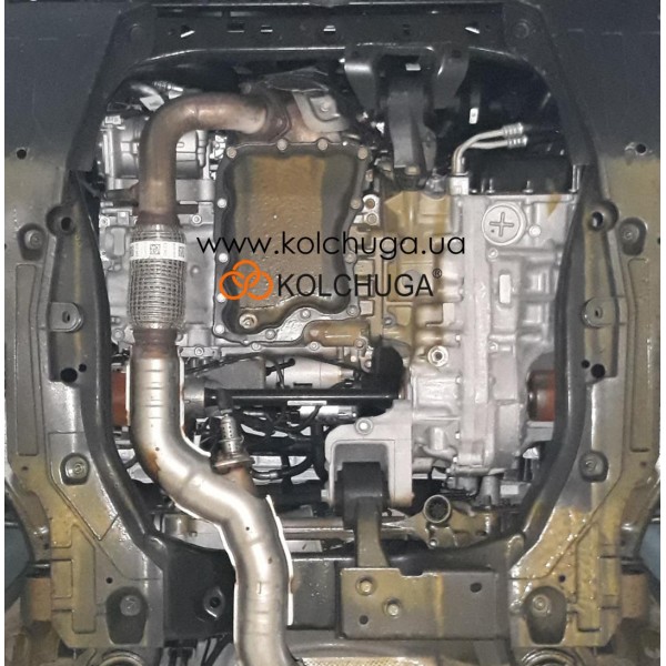 Захист двигуна, КПП до авто Opel Insignia B 2017- V- 2,0CDТI двиг B20 DTH ecoFLEX 170л.с. ( TM Kolchuga ) WhiteCover