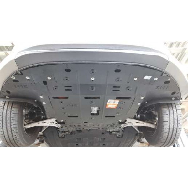 Захист двигуна, КПП, радіатора до авто Hyundai Ioniq Electric 2016-2021 V-все (sedan) ( TM Kolchuga ) ZiPoFlex