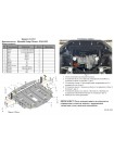 Захист двигуна, КПП, радіатора до авто Hyundai Ioniq Electric 2016-2021 V- sedan ( TM Kolchuga ) WhiteCover