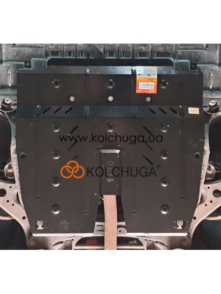 Захист двигуна, КПП до авто Lexus ES 300 h 2012-2018 V-2,5 АКПП ( TM Kolchuga ) WhiteCover