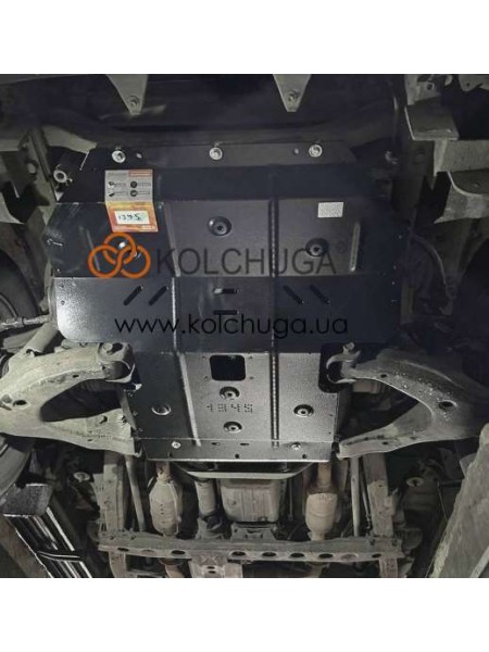 Захист двигуна до авто Toyota Land Cruiser 100 1997-2007 V-всі двигуна, радіатор ( TM Kolchuga ) Standart
