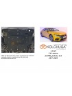 Защита двигателя, КПП для авто Volkswagen Arteon 2017-2025 V-2,0 TDI робот/4х4 ( TM Kolchuga ) ZiPoFlex