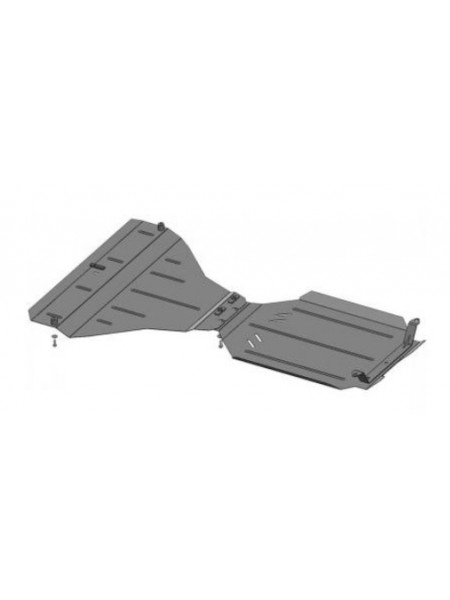 Захист двигуна, радіатора до авто Subaru Legacy IV BL/BP 2003-2009 V-2.0; 2.5; (TM Kolchuga) ZiPoFlex