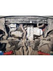 Захист двигуна, КПП, радіатора до авто Citroen С2 2003-2010 V-всі ( TM Kolchuga ) ZiPoFlex