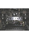 Захист двигуна і радіатора до авто Toyota Land Cruiser Prado 120 2002-2009 V-4.0 V6; 2,7; 3,0D ( TM Kolchuga ) WhiteCover
