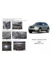 Захист двигуна, КПП, радіатора до авто Infiniti FX 35 2003-2008 V-3,5 АКПП ( TM Kolchuga ) WhiteCover