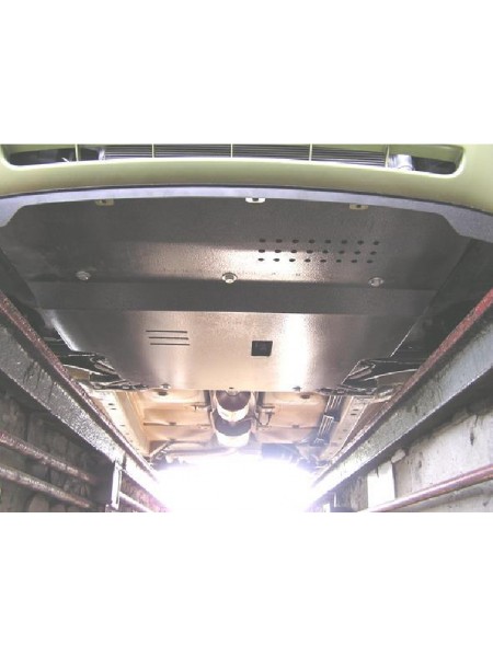 Захист двигуна, КПП, радіатора до авто Mitsubishi Colt 2004-2009- V-1.3 ( TM Kolchuga ) WhiteCover