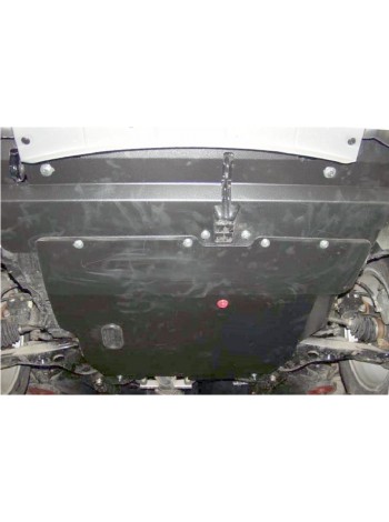 Захист двигуна, КПП, радіатора до авто Mitsubishi Outlander I 2003-2006 V-всі универсальна ( TM Kolchuga ) WhiteCover