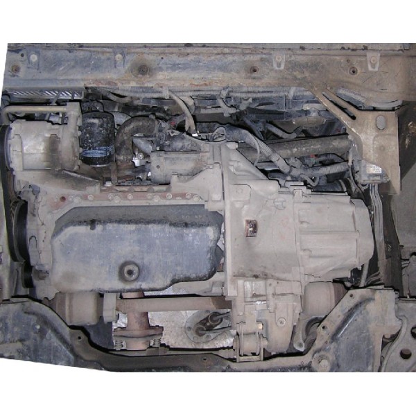 Захист двигуна, КПП, радіатора до Fiat Ducato II покоління 1994-2006 V-2,0; 1,9D; 2,2D; 2,3D; 2,5D; 2,8 TDI; (крім 2,5 TDI) (TM Kolchuga) ZiPoFlex