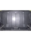 Захист радіатора до авто BMW 5-ї серії E60/E61 2003-2010 V-2,0D; 3,0; 2,5; 3,0D; (задній привід)  (TM Kolchuga) Стандарт