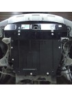 Захист двигуна, КПП, радіатора до авто Hyundai Santa Fe 2006-2012 V-всі МКПП/АКПП/ZiPoFlex®/ ( TM Kolchuga ) WhiteCover