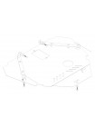 Захист двигуна, КПП, радіатора до авто Ford S-Max 2006-2014 V- всі (дизель) ( TM Kolchuga ) ZiPoFlex