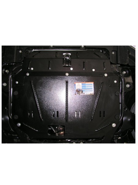 Захист двигуна, КПП, радіатора до авто Kia Cerato II 2009-2012 V-всі ( TM Kolchuga ) WhiteCover