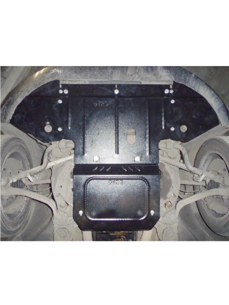 Захист радіатора, двигуна, КПП до авто Audi A8 D3 2002-2010 3.2; 3.7; 4.2 ( TM Kolchuga ) WhiteCover