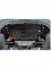 Захист радіатора, двигуна, КПП до авто Audi A4 B7 2004-2008 всі ( TM Kolchuga ) WhiteCover
