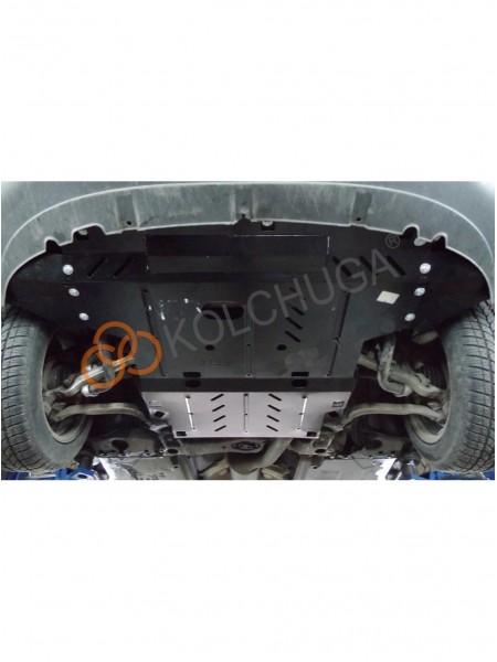 Захист радіатора, двигуна, КПП до авто Audi A4 B7 2004-2008 V-всі ZiPoFlex ( TM Kolchuga )