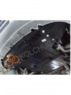 Захист радіатора, двигуна, КПП до авто Audi A4 B7 2004-2008 всі ( TM Kolchuga ) WhiteCover