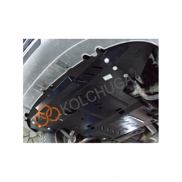 Захист радіатора, двигуна, КПП до авто Audi A4 B7 2004-2008 V-всі ZiPoFlex ( TM Kolchuga )