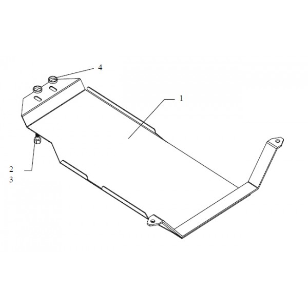 Захист КПП до авто Subaru Forester 2 SG 2002-2008 V-всі АКПП ( TM Kolchuga ) WhiteCover