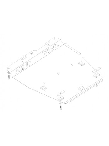 Захист двигуна, КПП, радіатора до авто Nissan Note 2005-2013 V-1,6; 1,5D МКПП ( TM Kolchuga ) WhiteCover