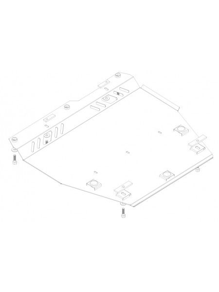 Захист двигуна, КПП, радіатора для авто Nissan Note 2005-2013 V 1,6 АКПП ( TM Kolchuga ) ZiPoFlex