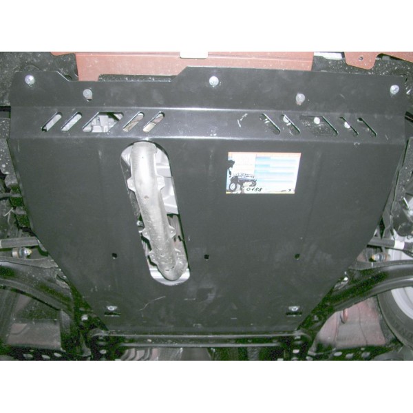 Захист двигуна, КПП, радіатора до авто Nissan Micra 2002-2010 V-1.2; 1,4; (МКПП) (TM Kolchuga) ZiPoFlex