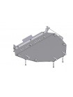 Захист двигуна та КПП до авто Honda CR-V III 2007-2013 V-2,2D; (TM Kolchuga) ZiPoFlex