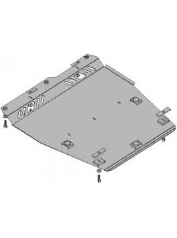 Захист двигуна, КПП, радіатора до авто Nissan Note 2005-2013 V-1,4 МКПП ( TM Kolchuga ) WhiteCover