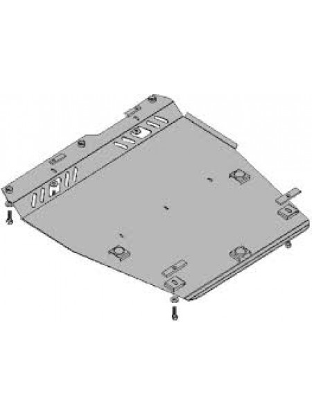 Захист двигуна, КПП, радіатора для авто Nissan Note 2005-2013 V-1,4 ( TM Kolchuga ) ZiPoFlex