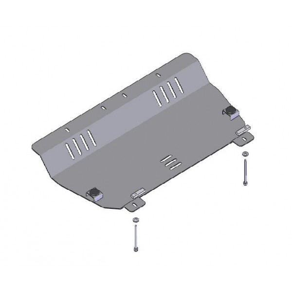Захист двигуна, КПП, радіатора до авто Fiat 500 2007- V-1,2 ( TM Kolchuga ) WhiteCover
