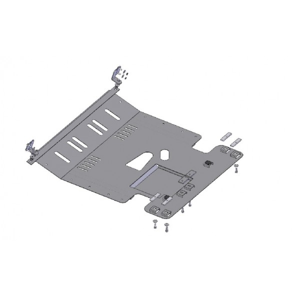 Захист двигуна, КПП, радіатора до авто Fiat Ducato III 2006-2014 V-всі ( TM Kolchuga ) WhiteCover
