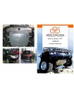 Захист двигуна, КПП, радіатора до авто Hyundai Veracruz/IX55 2007-2012 V-3,0;3,8 АКПП/МКПП/ZiPoFlex®/ ( TM Kolchuga ) WhiteCover