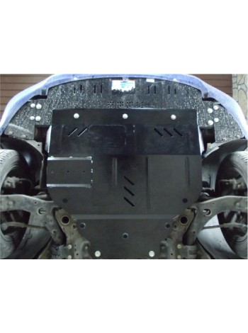 Защита двигателя, КПП, радиатора для авто Ford Focus C-Max 2003-2010 V-все бензин ( TM Kolchuga ) WhiteCover