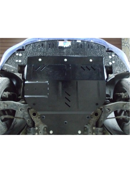 Захист двигуна, КПП, радіатора до авто Ford Focus C-Max 2003-2010 V-всі бензин ( TM Kolchuga ) WhiteCover
