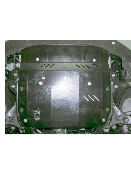 Захист двигуна, КПП, радіатора до авто Kia Magentis II 2005-2011 V-всі ( TM Kolchuga ) WhiteCover