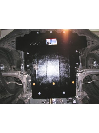 Защита двигателя, КПП, радиатора для авто Honda Civic VIII 2006-2012 V-все хетчбек ( TM Kolchuga ) WhiteCover