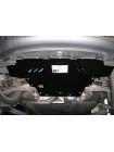 Захист двигуна, КПП, радіатора для авто Honda Civic VIII 2006-2012 V-все хетчбек ( TM Kolchuga ) ZiPoFlex