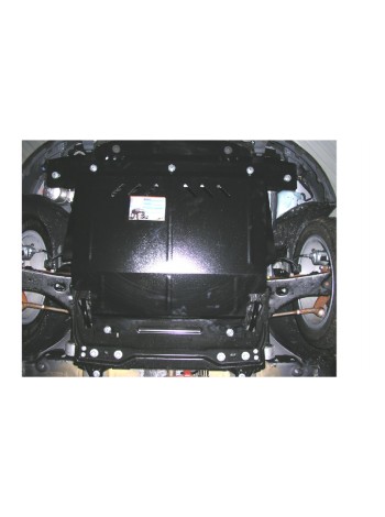 Захист двигуна, КПП, радіатора до авто Ford Fiesta VI ST 2005-2008 Vвсі бензин ( TM Kolchuga ) WhiteCover