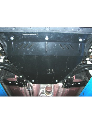 Защита двигателя, КПП для авто Nissan Qashqai+2 NJ10 2008-2014 V-все АКПП,МКПП ( TM Kolchuga ) WhiteCover