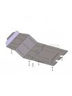 Захист двигуна, КПП для авто Toyota Land Cruiser 200 2007-2021 V-Всі ( TM Kolchuga ) Standart