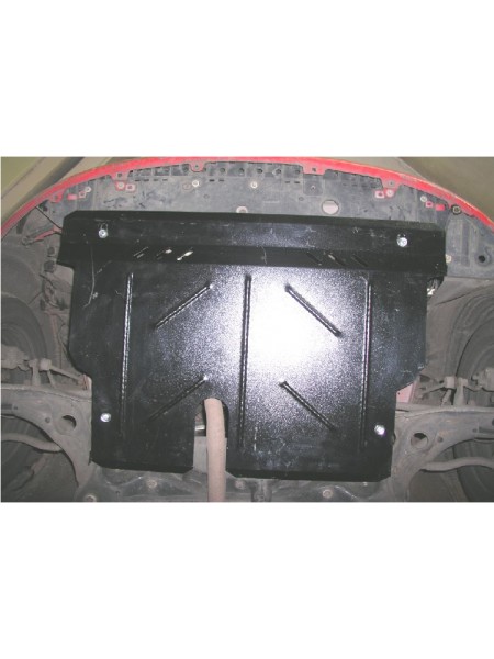 Захист двигуна, КПП, радіатора до авто Toyota Yaris 2006-2010 V-всі бензинові ( TM Kolchuga ) WhiteCover