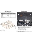 Захист двигуна, КПП, радіатора до авто Seat Ibiza 2007-2017 V-всі окрім 1.4 TDI (TM Kolchuga) Стандарт