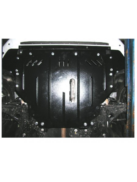 Захист двигуна, КПП, радіатора до авто Fiat Grande Punto 2005- V-1,4 бензин ( TM Kolchuga ) WhiteCover