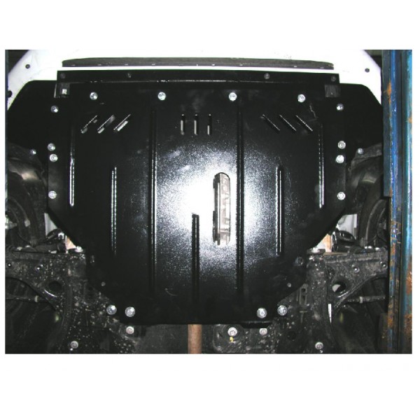 Захист двигуна, КПП, радіатора до авто Fiat Grande Punto 2005- V-1,4 бензин ( TM Kolchuga ) ZiPoFlex