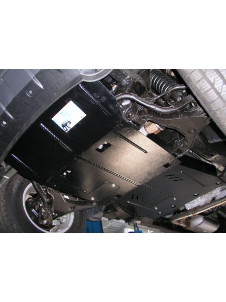 Захист двигуна, КПП, радіатора, редуктора до автомобіля Nissan Pathfinder III R51 2005-2012 V-всі ZiPoFlex ( TM Kolchuga )