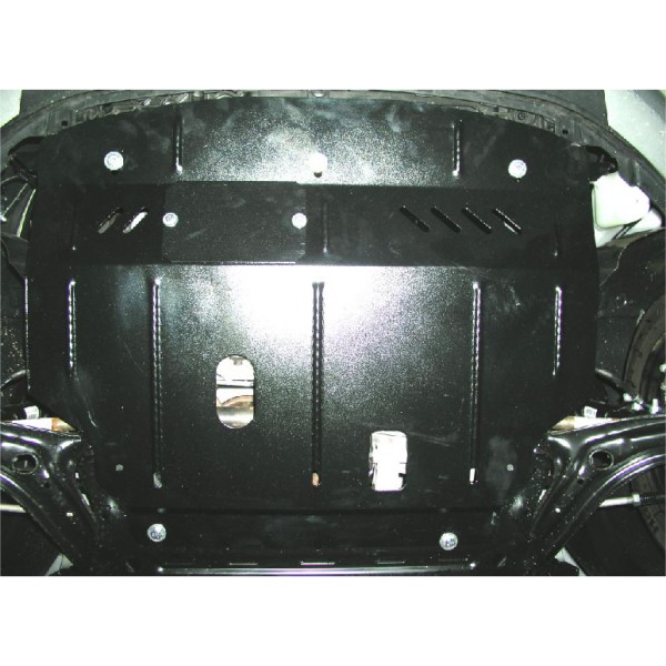 Защита двигателя, КПП, радиатора для авто Ford Fiesta VII 2008- V-все (МКПП, АКПП) ( TM Kolchuga ) ZiPoFlex